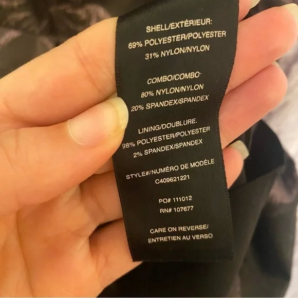 Alice + Olivia Trudy Dress Metallic Shimmer Fit & flare 6 Cocktail Party - Picture 8 of 9